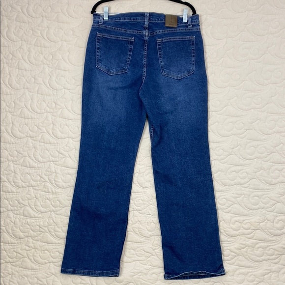 Jessica High Rise Jeans Blue Straight Leg Sz 16 - Picture 3 of 10